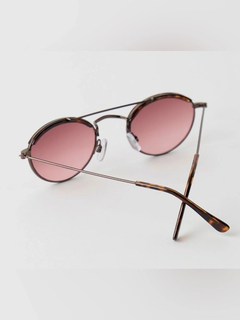 Free People Bradley Round Aviator Sunglasses Women NEW Summer Beach‎ Vacay